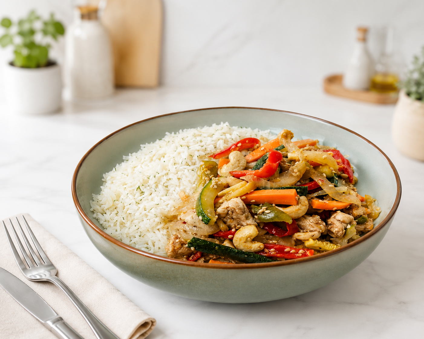 Pollo Wok Teriyaki